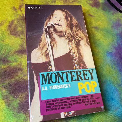 VHS | SEALED Monterey pop festival, music documentary VHS | SEALED | Monterey pop festival, music documentary