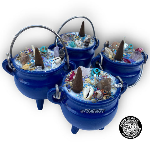 Cauldron Candles | With Lid | Scented | Moon Magick