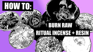 How to burn Raw Incense + Resin | DigitalWitchTv | FirmeArte