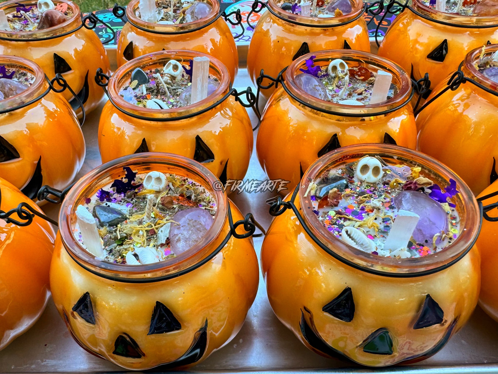 Crystal Companion Candles | 2024 | Pumpkin Cauldron Candles | Scented Pumpkin Patch