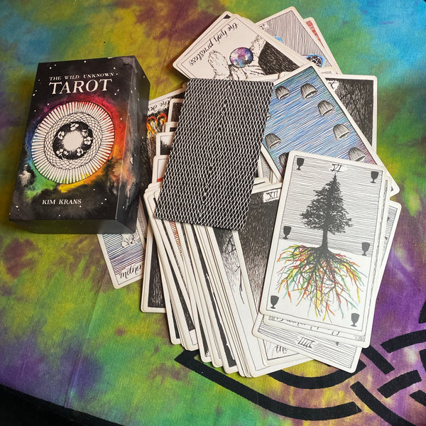 Tarot Cards - previously owned - The Wild Unknown Kim Krans Full Deck Of Tarot Cards NO GUIDEBOOK