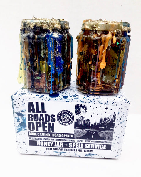 Honey Jar + Spell Service | All Roads Open | Abre Camino