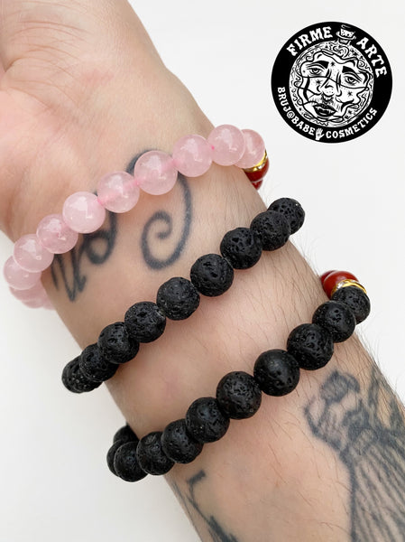 Jewelry | Bracelets | Crystal Chakra & Lava Bead
