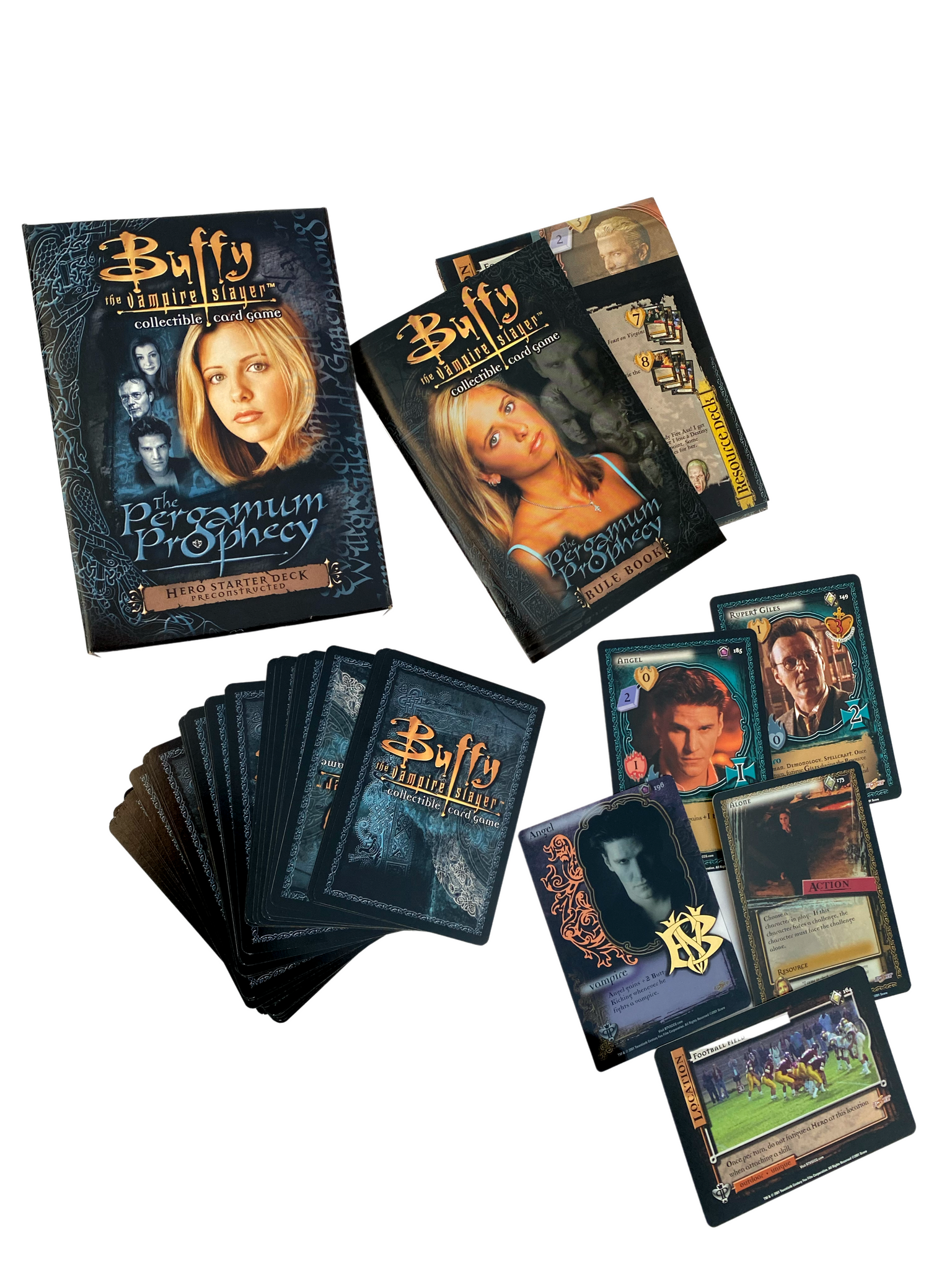 Collectibles | Buffy The Vampire Collectible Card Game | Pergamum Prophecy | Hero Deck