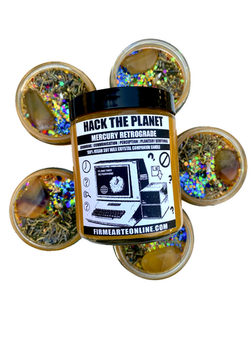 CC Candle | Hack The Planet | Mercury Retrograde