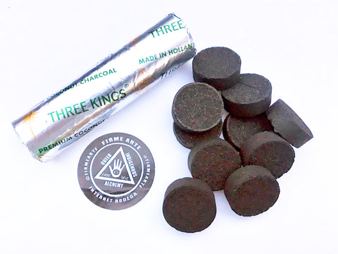 Incense Charcoal | For Burning Raw Resin + Incense