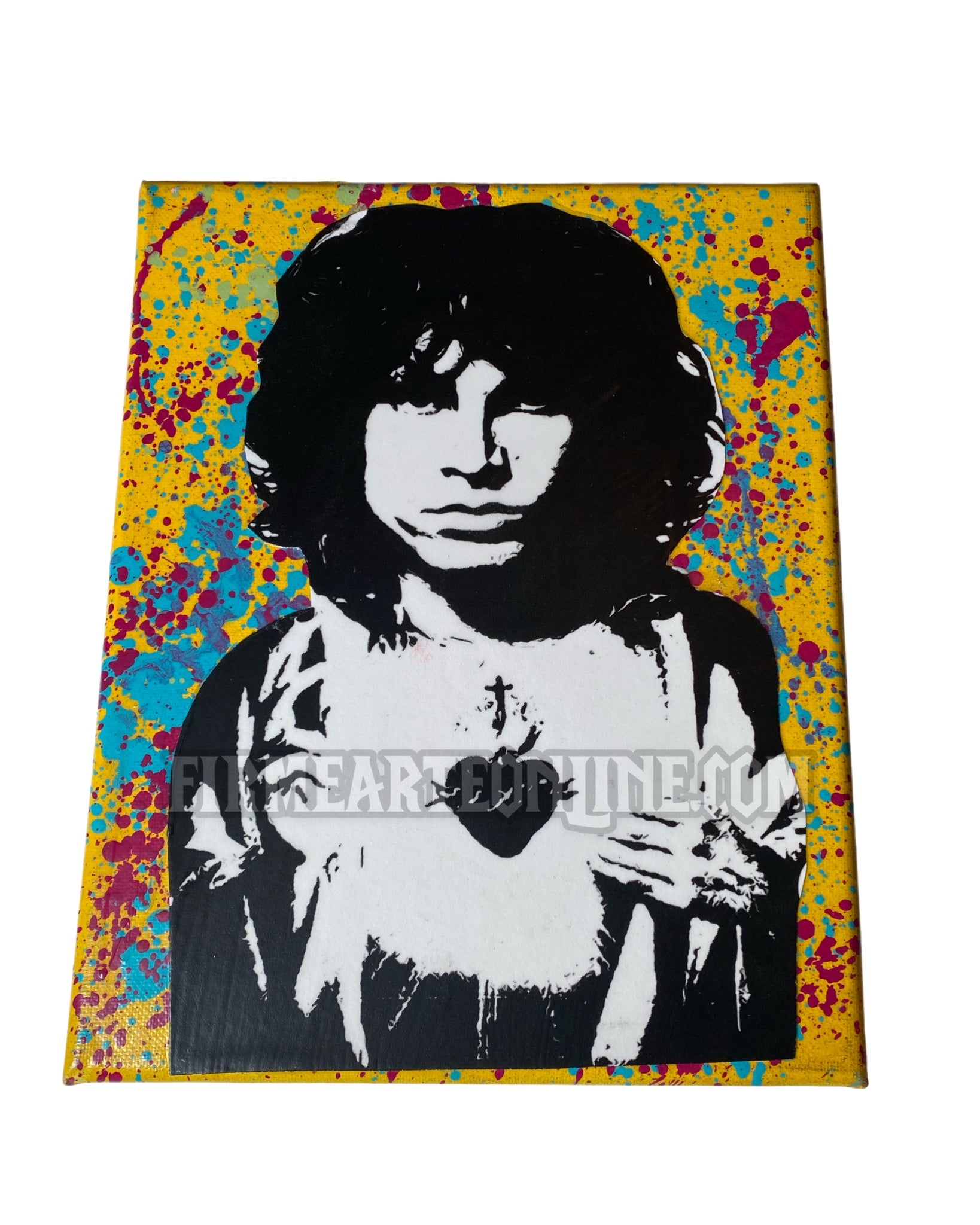 Nuevo Santos | Canvas 8x10 | Jim Morrison | Yellow