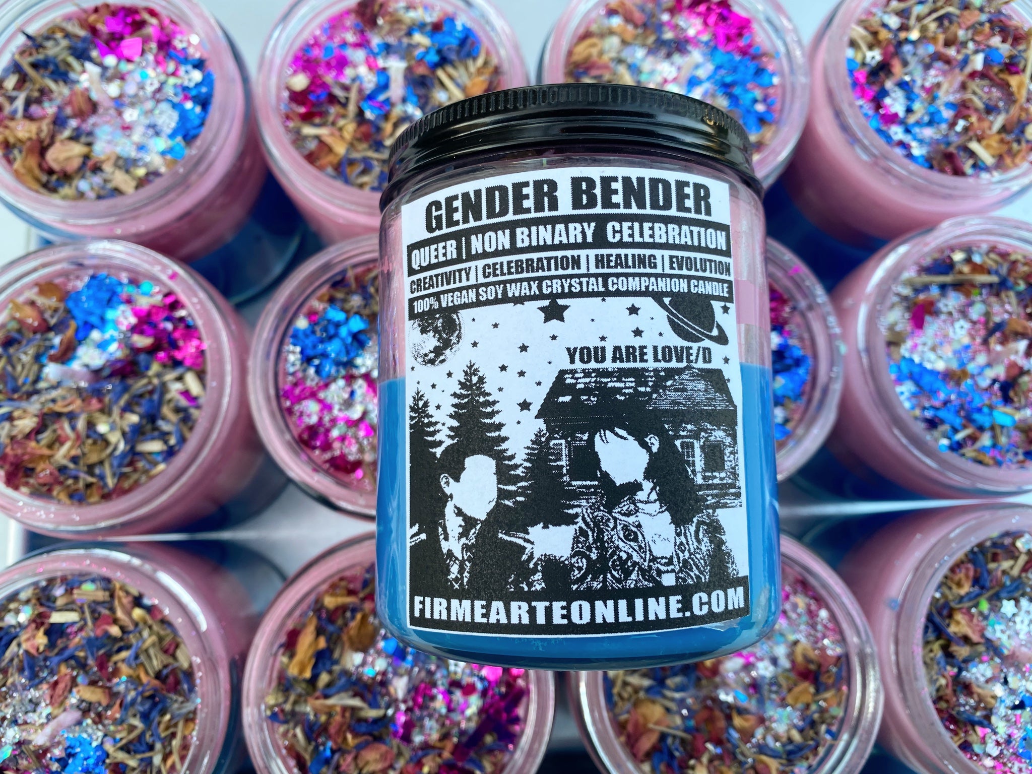 CC Candle | Gender Bender | Queer Non Binary Celebration