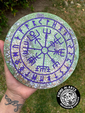 Divination Board | Spirit Board | Medium | Runes | Green Symbols