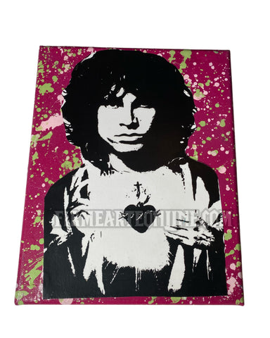 Nuevo Santos | Canvas 8x10 | Jim Morrison | Pink